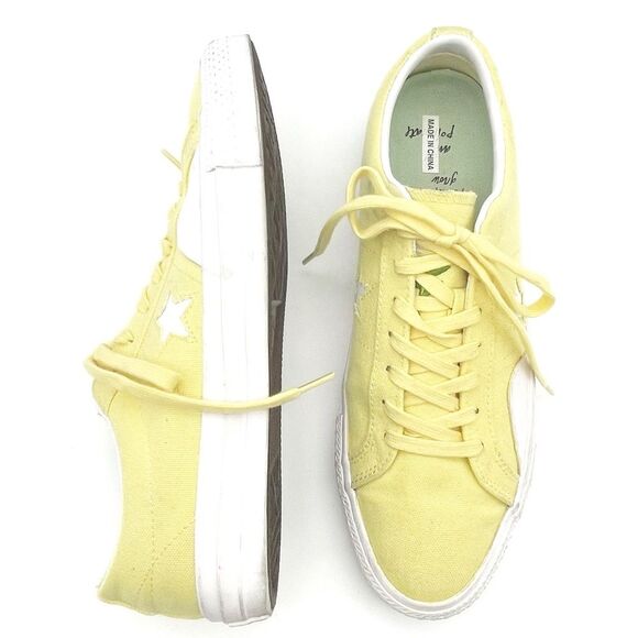 Converse X Chocolate One Star Pro Low Top Yellow Kenny Sneaker Women’s Size 12 - Picture 1 of 16